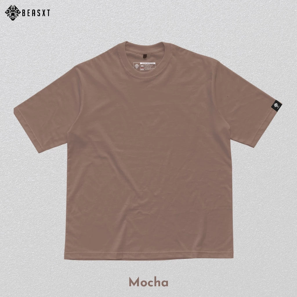 BEAXST - Oversized Plain Tshirt Comfort 100% Cotton (200gsm)