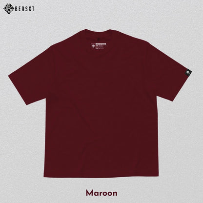 BEAXST - Oversized Plain Tshirt Comfort 100% Cotton (200gsm)